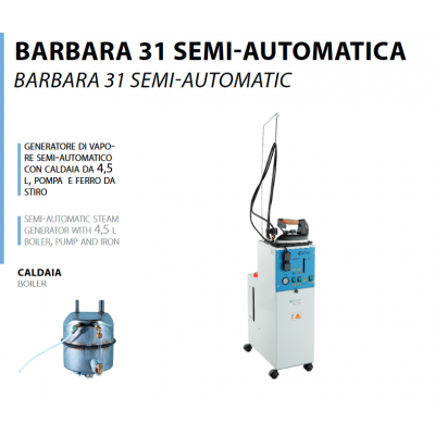Ατμοσίδερο Barbara 31 Semi-Automatic Boiler 4.5Lt  Batistella 