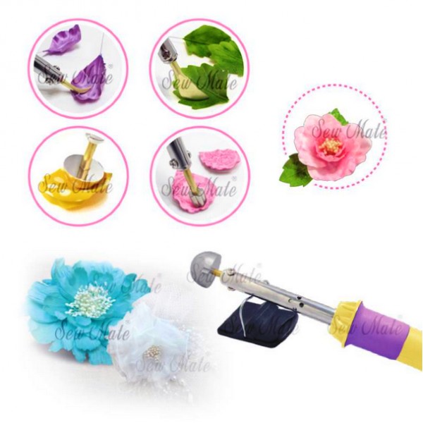 Flower Iron Master 60W  ( Set 17 tips ) - Εργαλείο Κατασκευής Λουλουδιών από Ύφασμα  Σετ 17 άκρες ΕΡΓΑΛΕΙΑ ΧΕΙΡΟΤΕΧΝΙΑΣ - CRAFT TOOLS-HOBBY