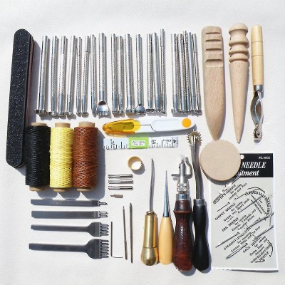Kit 50τμχ Επεξεργασίας Δέρματος - Leather Tools Κit