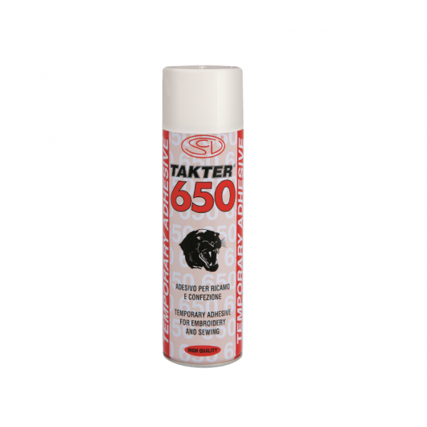 Spray Takter 650  500ml  - Προσωρινής κόλλησης  Siliconi SPRAY ΥΦΑΣΜΑΤΟΣ – ΛΑΔΙΑ – ΥΓΡΑ