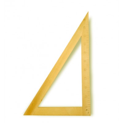 Χάρακας Ξύλινος Τρίγωνος 58cm 