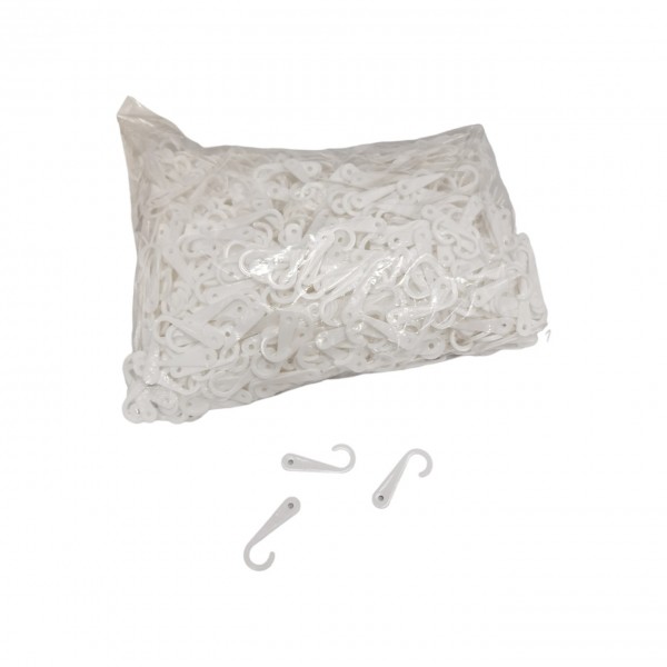 Γαντζάκι Λευκό 1kg  - Plastic Hook A06  ΕΙΔΗ ΣΥΣΚΕΥΑΣΙΑΣ 