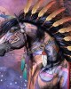 Diamond Painting Art Μωβ άλογο με φτερά 20cm x 30cm 20X30cm