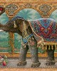Diamond Painting Art Ελέφαντας στολισμένος  20cm x 30cm 20X30cm