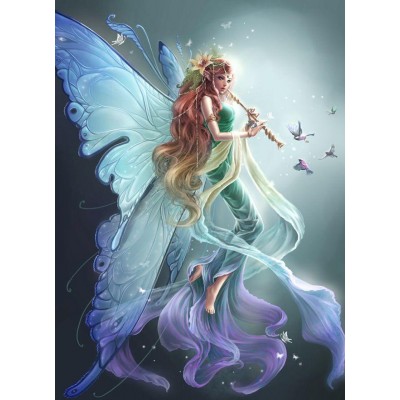 Diamond Painting Art Γυναίκα με φτερά πεταλούδας 20cm x 30cm