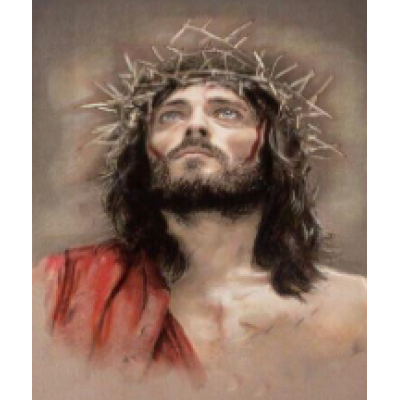 Diamond Painting Art Ιησούς Χριστός με αγκάθινο στεφάνι 40cm X 30cm