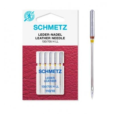 Βελόνες Οικιακής Ραπτομηχανής Schmetz Leather 110/18