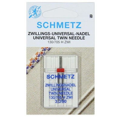 Βελόνα ραπτομηχανής διπλή Schmetz 3.0-90