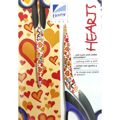 Ψαλίδια Finny 21cm & 15cm Hearts Set LIMITED EDITION Kretzer Solingen Γερμανίας