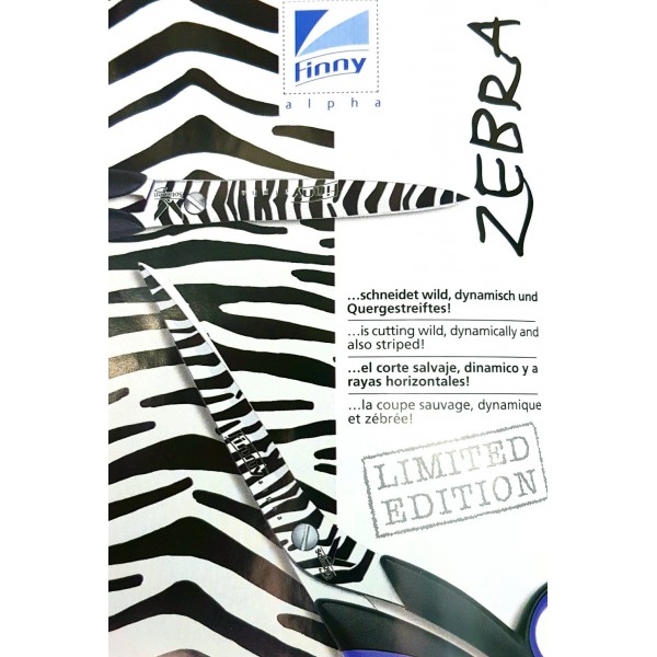 Ψαλίδια Finny 21cm & 15cm Zebra Set LIMITED EDITION Kretzer Solingen Γερμανίας ΥΦΑΣΜΑΤΟΣ ΕΠΑΓΓΕΛΜΑΤΙΚΑ