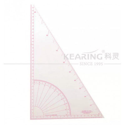 Χάρακας Τρίγωνος Ορθογώνιος Εύκαμπτος 36cm X 21cm Kearing 
